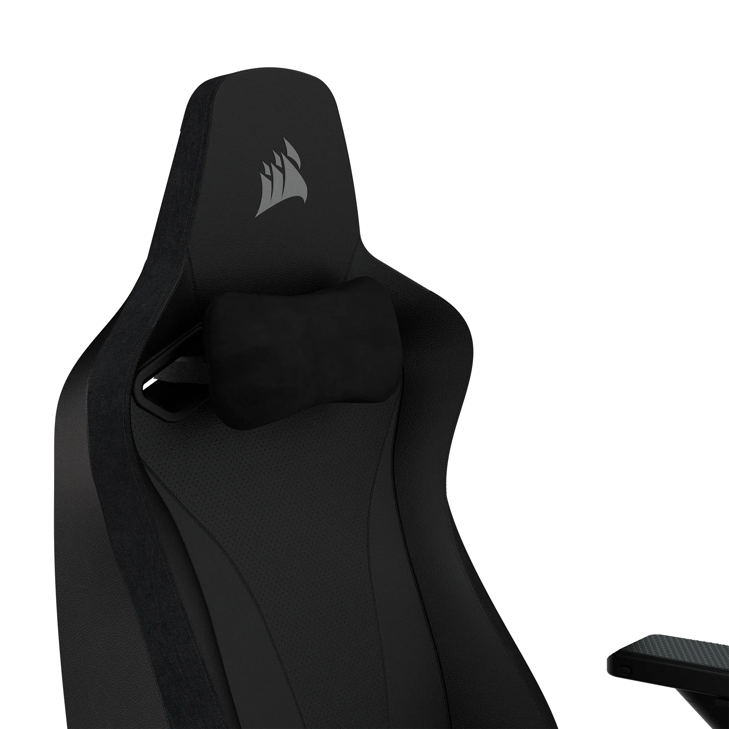 Игровое кресло CORSAIR TC200 Leatherette Gaming Chair, Standard Fit (CF-9010043-WW) черный