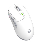 Мышь MeeTion GW24 (GW24 White) [проводная + беспроводная, светодиодная, 12800 DPI, 1000 Гц, подсветка, белый]