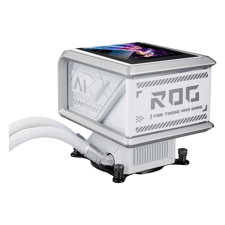 Система охлаждения Asus ROG Ryuo IV SLC 360 ARGB White Edition [120 x 120 мм, 2650 об/мин, 39.6 дБ, 4 pin]