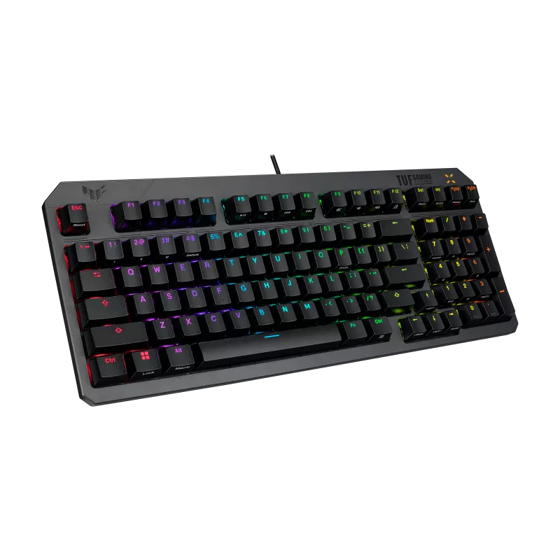 Клавиатура Asus RA07 TUF K3 GEN II (90MP0390-BKRA01) [Механическая, проводная, клавиш - 97, подсветка, черная]