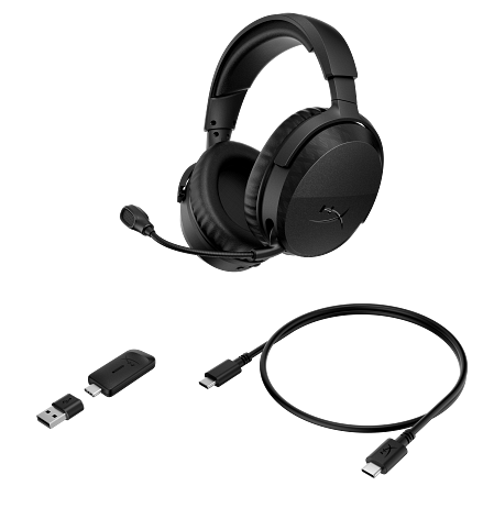 Наушники-гарнитура игровые HyperX Cloud Stinger 3 Wirelesss (BS1T8AA) черный