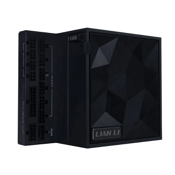 Блок питания Lian Li EG0850G BLACK (G9P.EG0850G.B000.EU) [850 Вт, 80 PLUS Gold, 12x SATA, 1x 6+2 pin, 1 x 16 pin (12VHPWR) PCIe, 2x 4+4 pin CPU, ATX]