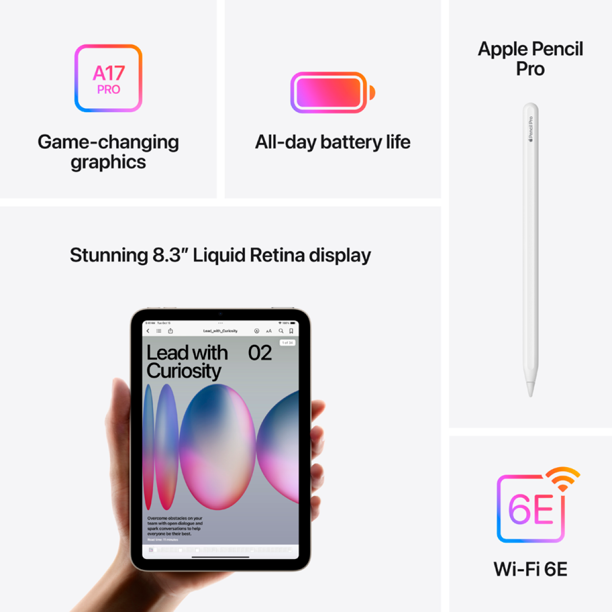 iPad mini Wi-Fi 128GB - Purple,Model A2993