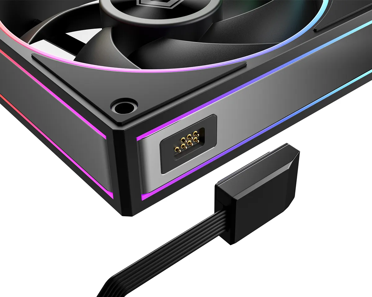 Комплект вентиляторов для корпуса ID-Cooling MF-1230-ARGB-K TRIO [120 мм, 2300 об/мин, 80.5CFM, 31.2 dB, PWM]