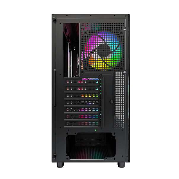 Корпус Montech XR Wood (B) [Midi Tower, 4 x 120 мм, Черный]