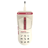 Мышь Bloody R72 Ultra Duo Pixels Red [беспроводная, светодиодная, 20000 DPI, 1000 Гц, белая]