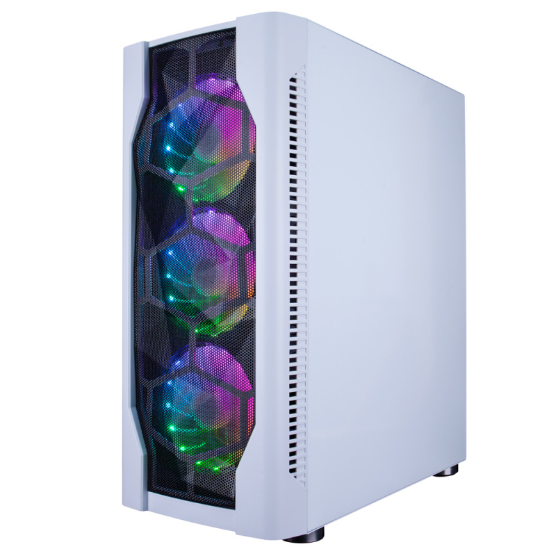 Корпус 1stPlayer DK D4 (D4-WH-1F5MW-3F5SW) [Midi Tower, белый]
