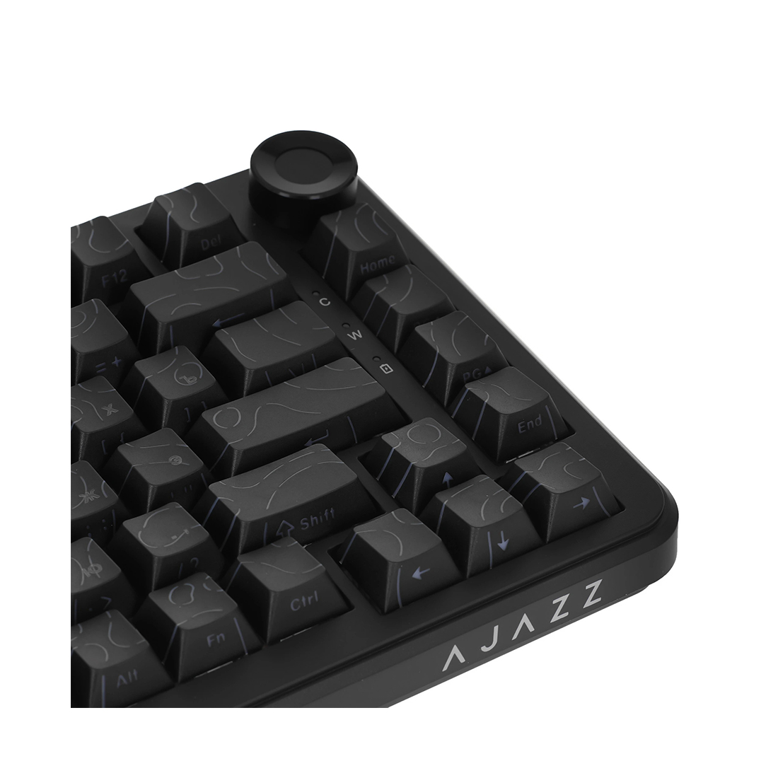 Клавиатура Ajazz AK820 Max (AK820/Max/Magnetic/CB) [Магнитная, беспроводная, клавиш - 82, подсветка, черная]
