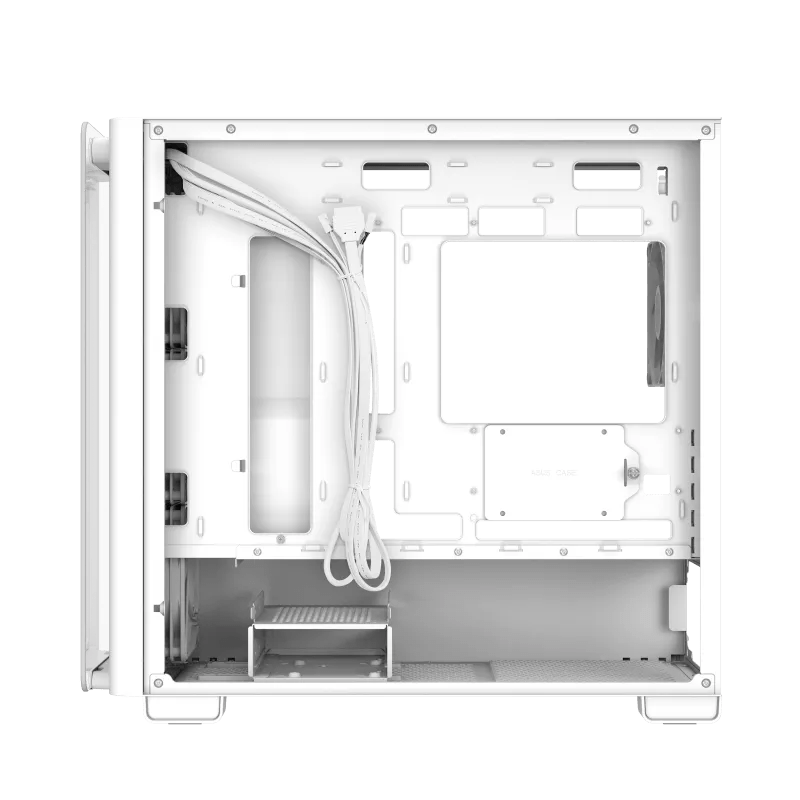 Корпус Asus A23 PLUS TG ARGB WHITE [Mini Tower, 4х 120 мм, белый]