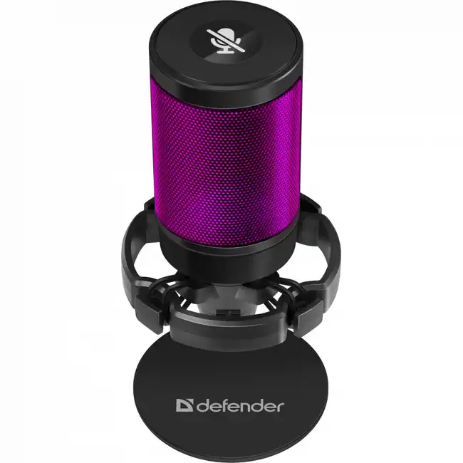 Игровой стрим микрофон Defender Impulse GMC 600 (64660) USB черный