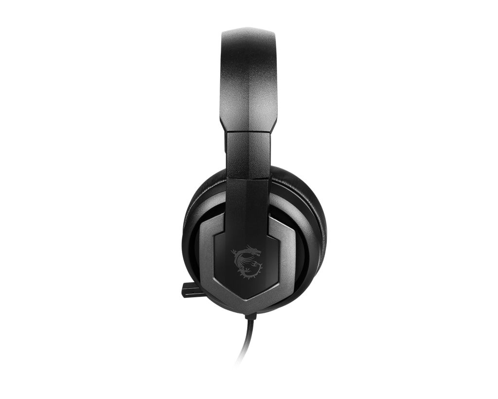 Гарнитура MSI Immerse GH61, 32 Ohm, 107dB, Virtual 7.1, 1.0/1.2m cable, USB/3.5mm, black