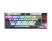Клавиатура MSI FORGE GK600 TKL W SKY [механическая, проводная + беспроводная, RGB подсветка, белая]