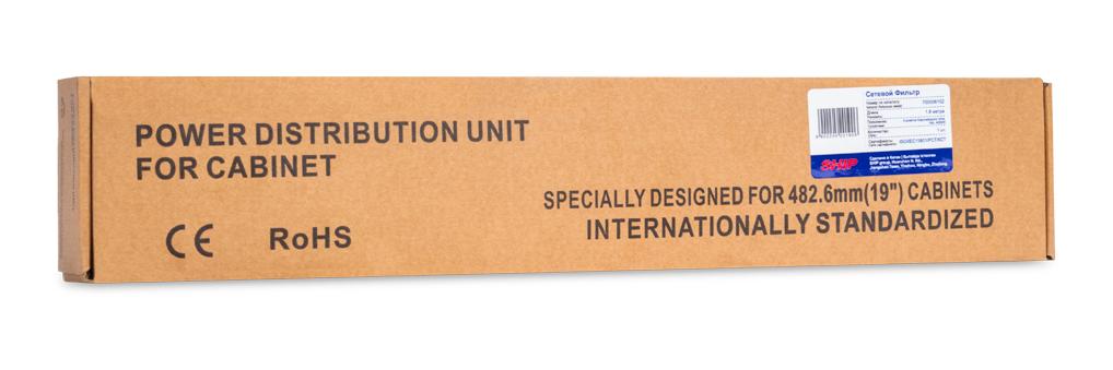 Сетевой фильтр SHIP 700506102 1,8 м. 220 в.