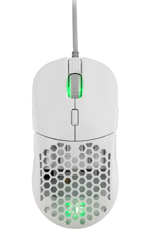 Мышь 2E Gaming HyperDrive PRO (2E-MGHDPR-WT) [проводная, светодиодная, 16000 DPI, 1000 Гц подсветка, белая]
