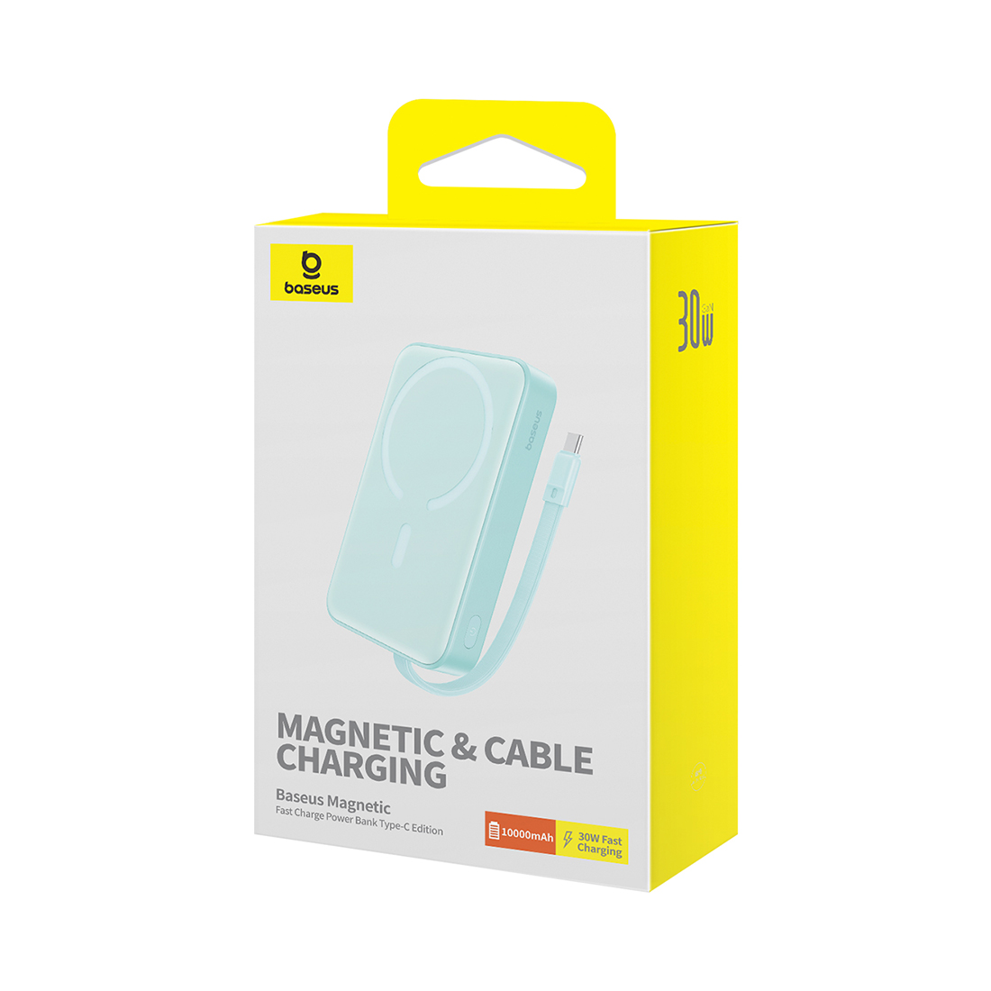 Портативный внешний аккумулятор Baseus Magnetic Mini 10000mAh 30W Синий (P1002210B333-00)
