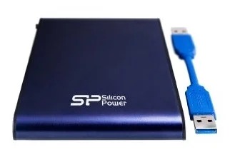 Внешний жесткий диск Silicon Power Armor A80 (SP010TBPHDA80S3B) [1 ТБ, 2.5", Type-A, 5400 об/мин, 8 МБ кэш]