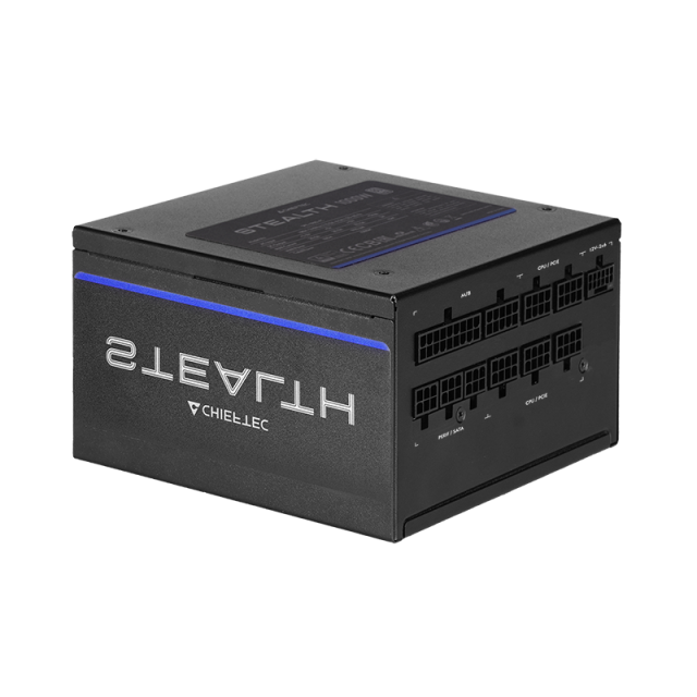 Блок питания Chieftec Stealth (SPX-1000-FC) [1000 Вт, 80 PLUS Platinum, 10x SATA, 1 x 16 pin (12VHPWR), 3 x 6+2 pin PCIe, 1x 4+4 pin, 1x 8 pin CPU, EPS12V, ATX]