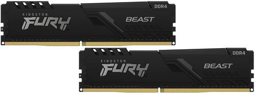 Комплект модулей памяти Kingston Fury Beast [KF432C16BB1K2/32WP] [32 ГБ DDR 4, 3200 МГц, PC25600, 1.35 В, KIT]