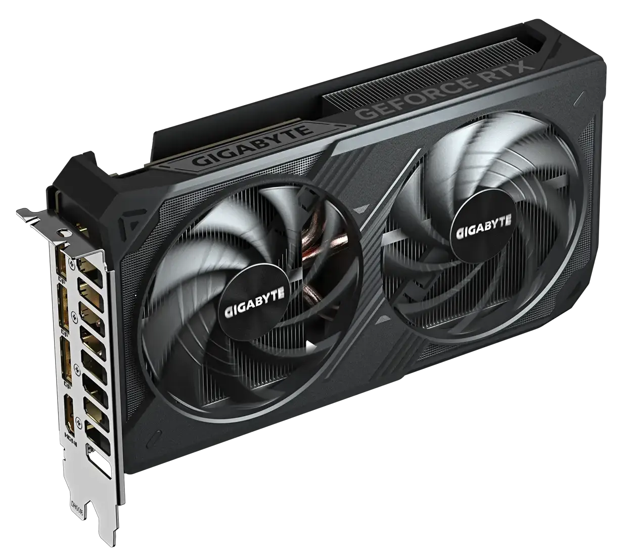 Видеокарта Gigabyte GeForce RTX 5060 Ti WINDFORCE OC 8G (GV-N506TWF2OC-8GD) [8 ГБ, GDDR7, 128 бит, HDMI, DisplayPort (3 шт)]