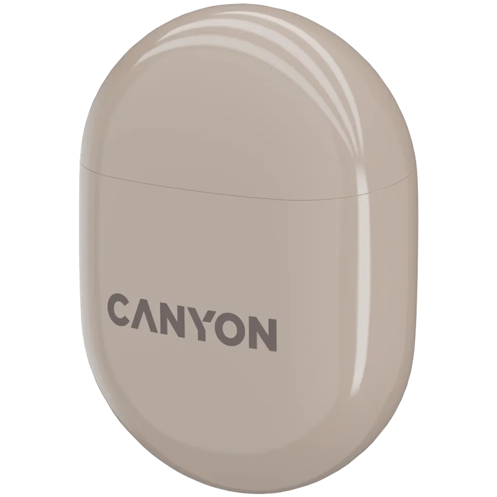 Беспроводная стереогарнитура CANYON headset TWS-6 Бежевый