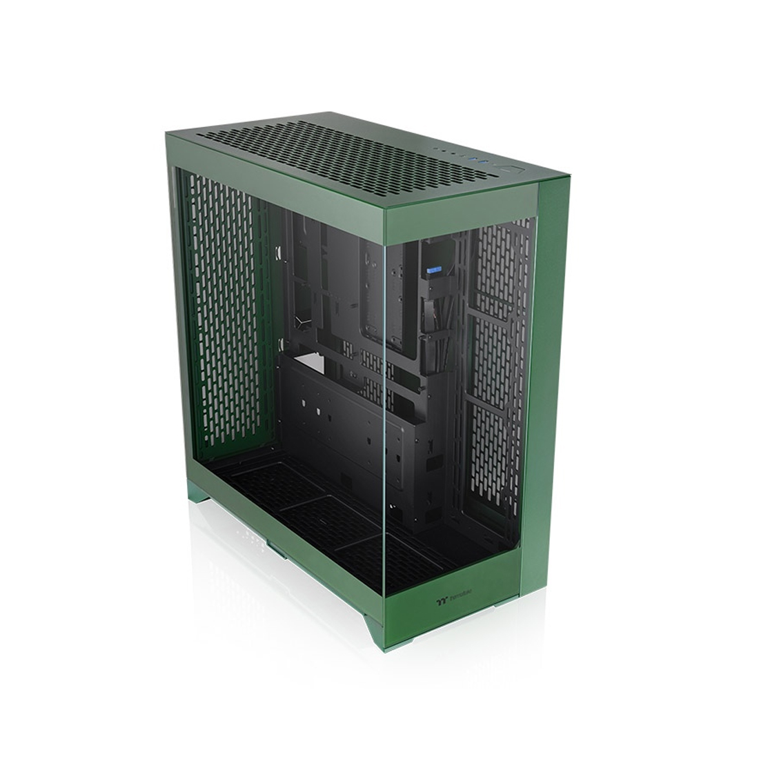 Корпус Thermaltake CTE E660 MX Racing Green (CA-1Y3-00MCWN-01) [Midi Tower, Без вентиляторов, зеленый]