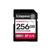 Kingston 256GB SDXC Canvas React Plus SDXC UHS-II 280R/150W U3 V60