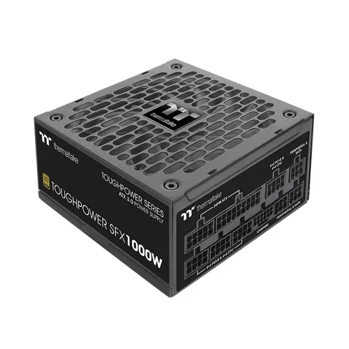 Блок питания Thermaltake SFX (PS-STP-0750FNFAGE-1) [750 Вт, 80 PLUS Gold, 8x SATA, 2x 6+2 pin, 1x 16 pin (12VHPWR) PCIe, 2x 4+4 pin CPU, SFX]