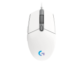 Мышь Logitech G203 LIGHTSYNC (910-005797) [проводная, светодиодная, 8000 DPI, подсветка, белый]