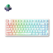 Клавиатура MCHOSE Jet 75 E-sport White Topographic (MC-Jet75-9) [механическая, проводная, RGB подсветка, Kailh Magnetic God Switch, белая]