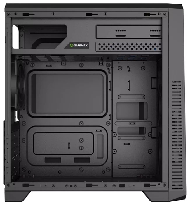 Корпус ПК GameMax, G561, без БП, Black - купить в интернет-магазине Forcecom.kz Корпус ПК GameMax, G561, без БП, Black