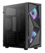 Компьютерный корпус Aerocool Glider Cosmo (Glider Cosmo-G-BK-v1), чёрный - купить в интернет-магазине Forcecom.kz Компьютерный корпус Aerocool Glider Cosmo (Glider Cosmo-G-BK-v1), чёрный