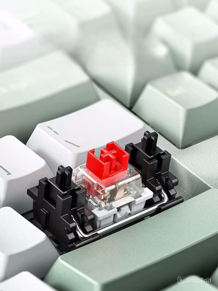 Клавиатура Ugreen KU103U (55817) [механическая, проводная, RGB подсветка, Red, зеленая]