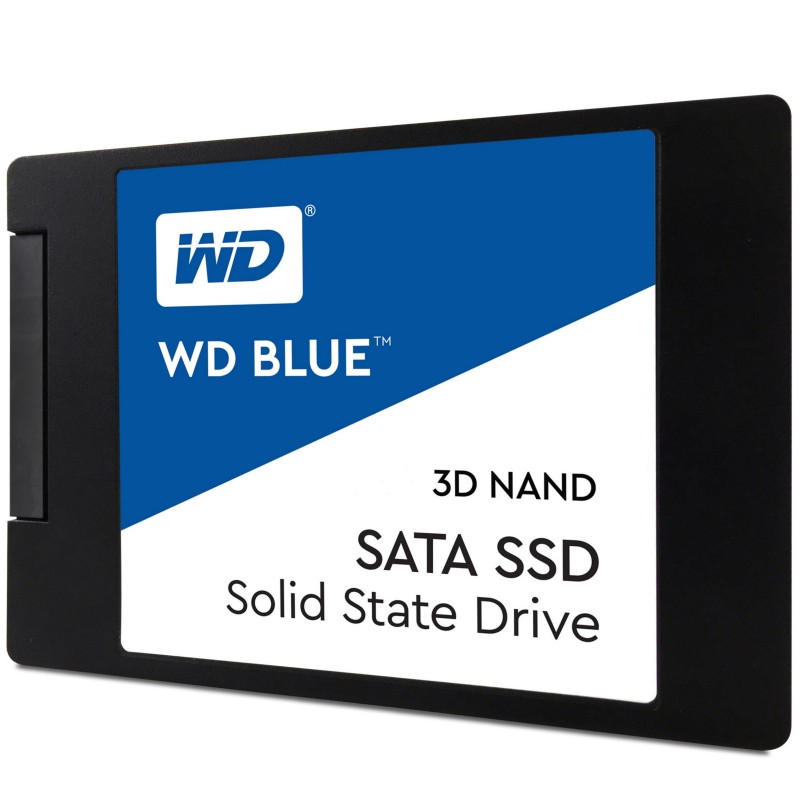 Твердотельный накопитель SSD Western Digital Blue WDS200T2B0A [2 ТБ, 2.5" SATA III, чтение: 560 МБ/с, запись: 530 МБ/с, TLC]