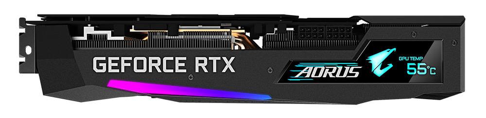 Видеокарта Gigabyte AORUS GeForce RTX 3070 MASTER (GV-N3070AORUS M-8GD) [8 ГБ, GDDR6, 256 бит