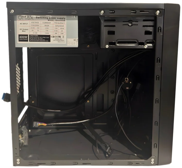 Корпус QMax H1610B [Mini Tower, Черный]