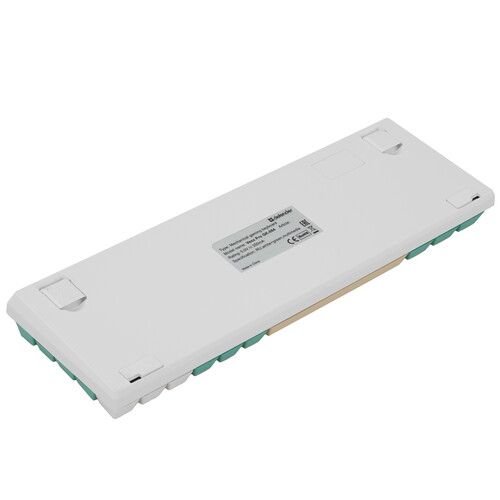 Клавиатура Defender Vexx Pro GK-084 (45084) [механическая, проводная, RGB подсветка, Outemu Red, белая]