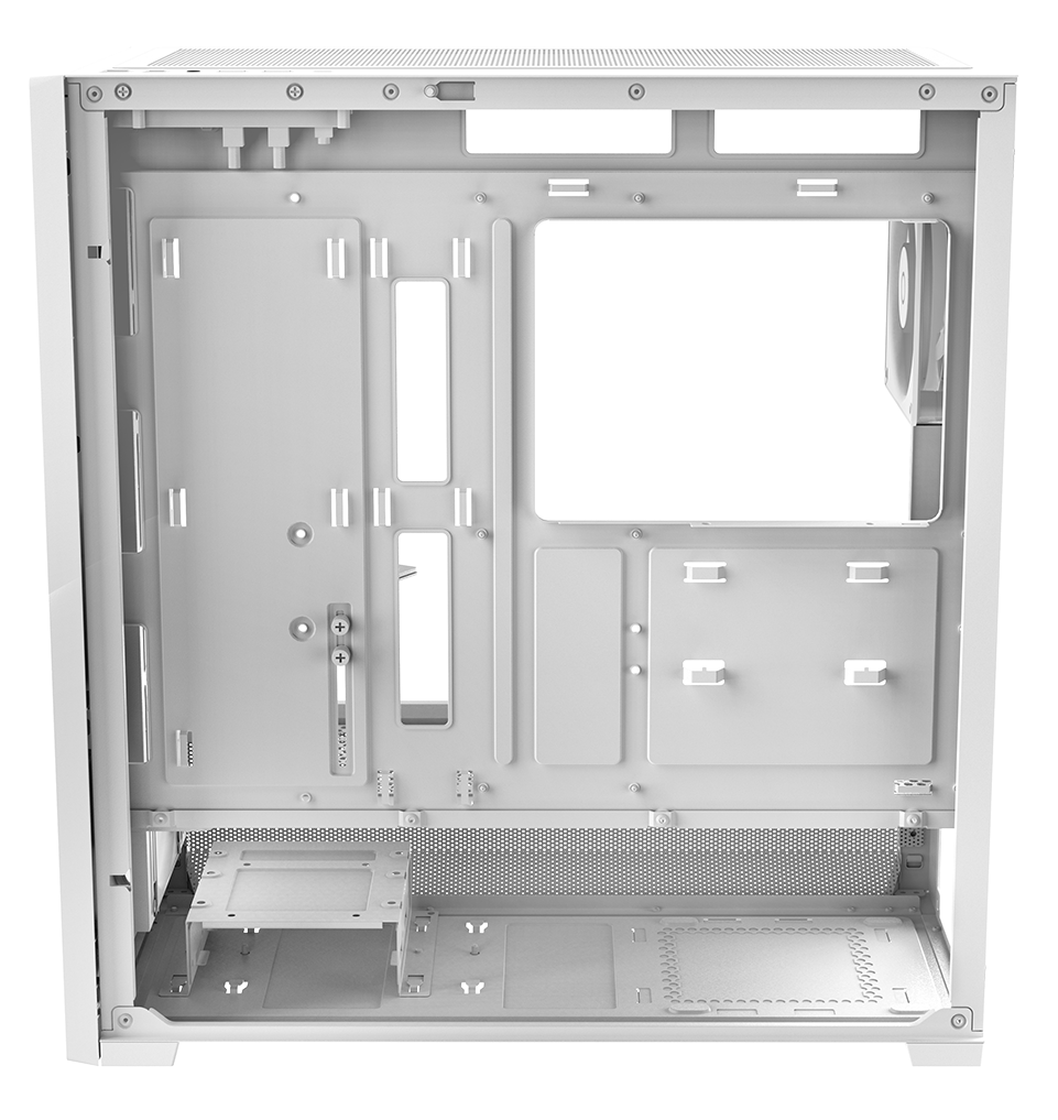 Корпус Ocypus Delta C70 (Delta-C70-WHG400XX-GL) [Midi Tower, 4 x 120 мм ARGB, белый]
