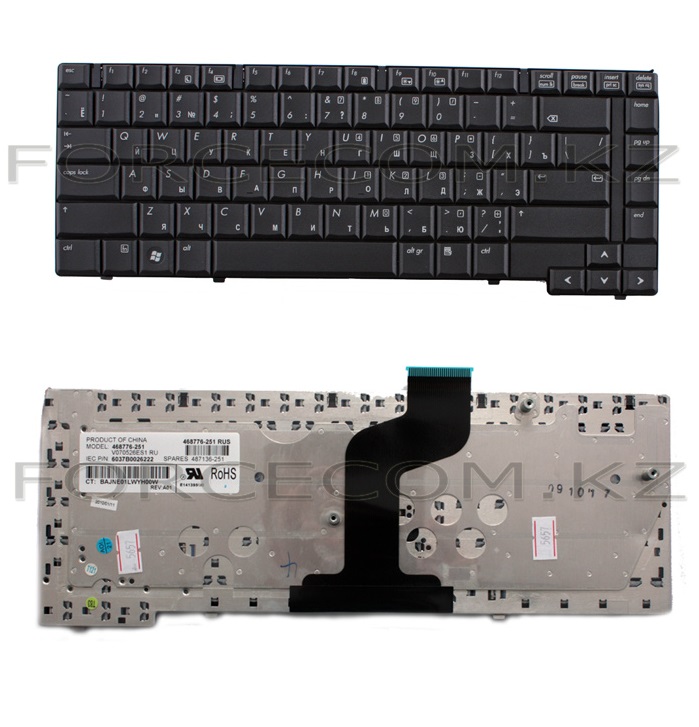 Клавиатура для ноутбука HP ProBook 6730B/ 6735B, RU, черная