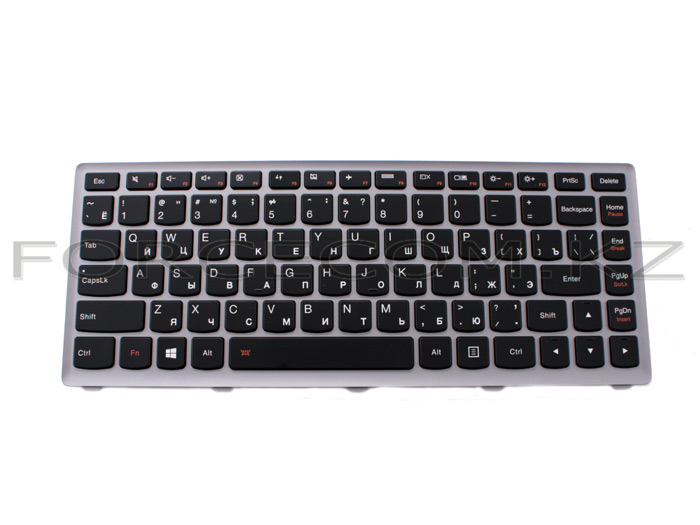 Клавиатура для ноутбука Lenovo IdeaPad Z400, RU, подсветка, черная