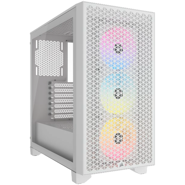 Корпус Corsair 3000D RGB (CC-9011256-WW) [Midi Tower, 3 x 120 мм RGB, белый]