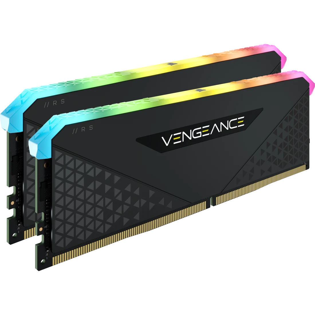 Комплект оперативной памяти Corsair Vengeance RGB RS (CMG16GX4M2E3200C16) [16 ГБ, DDR 4, 3200 МГц, 1.35 В, подсветка, KIT]