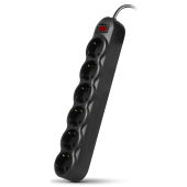 Сетевой фильтр SVEN SF-06L 3,0 м (6 розеток)  черный