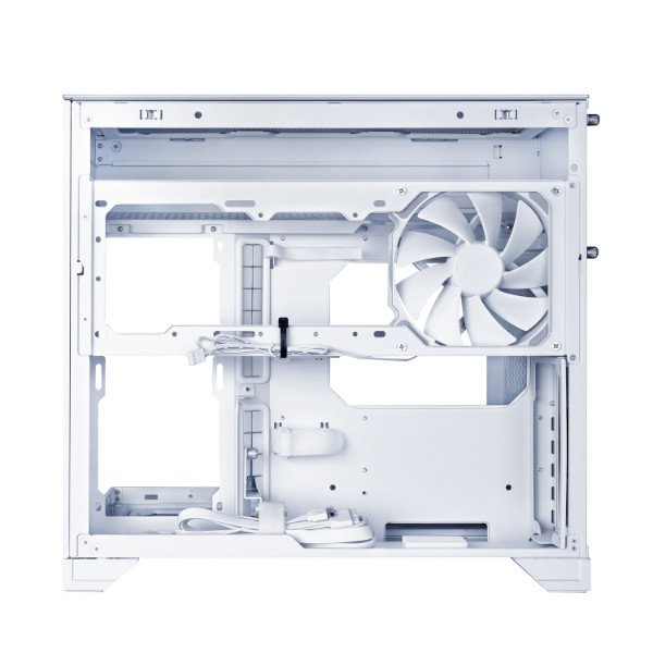 Корпус Lian Li O11 Vision-M Digital White mATX/ITX БП ATX 2xUSB3.0 1xType-C G99.O11VMDW.00 Белый