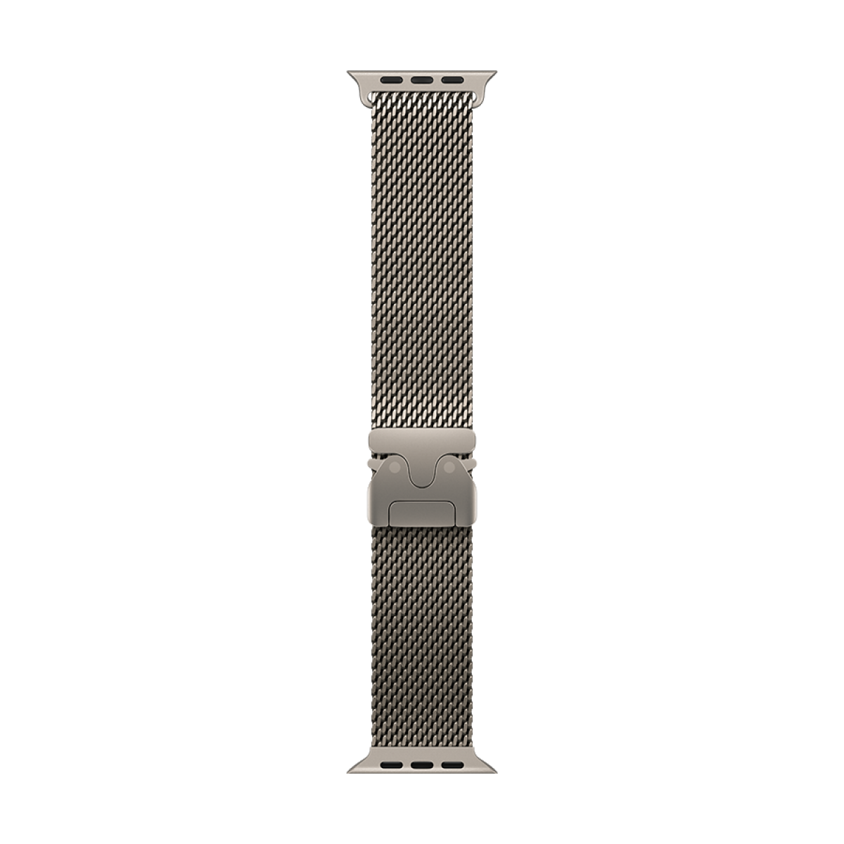 49mm Natural Titanium Milanese Loop - Large