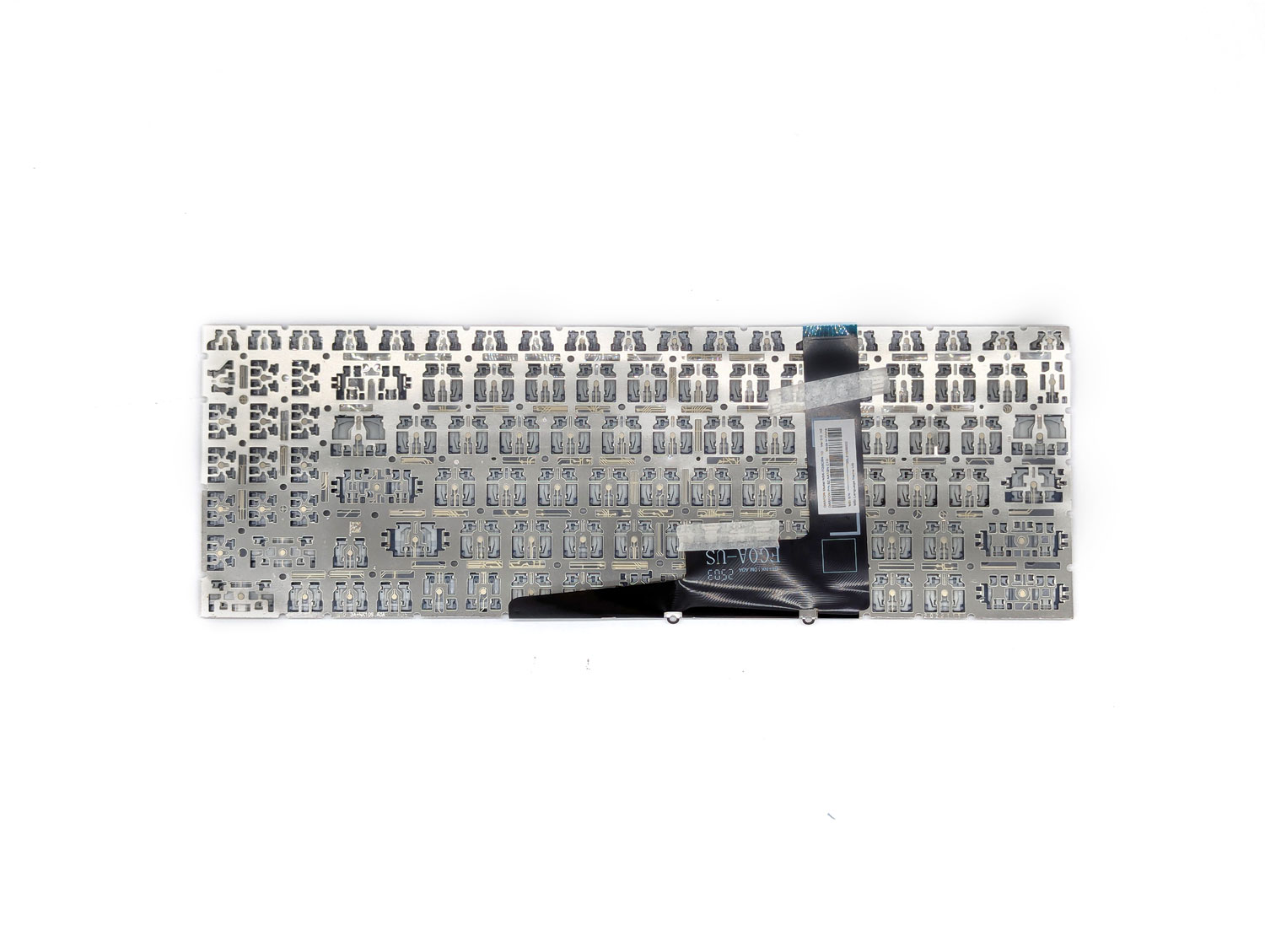 Клавиатура для ноутбука MSI Katana GF66/ GF76/ Pulse GL66/ GL76, синяя подсв-ка, без рамки, черная