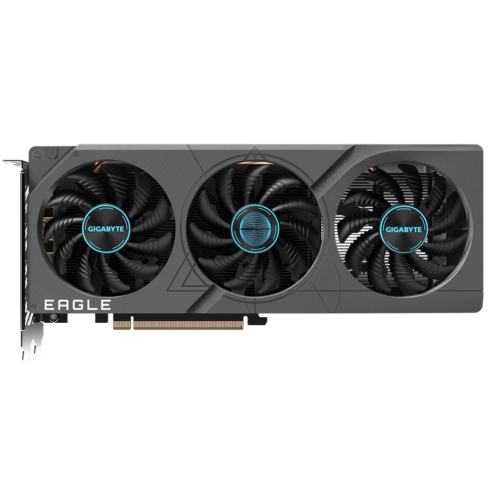 Видеокарта Gigabyte GeForce RTX 4060 EAGLE OC (GV-N4060EAGLE OC-8GD) [8 ГБ,  GDDR6, 128 бит, 1830 МГц, 2505 МГц, HDMI (2 шт), DisplayPort (2 шт)] -  купить в Forcecom.kz