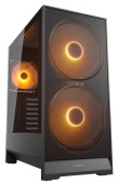 Корпус Cougar Airface 180 (385VA40.0001) [Midi Tower, 2 x 180 мм / 1 x 120 мм, черный]