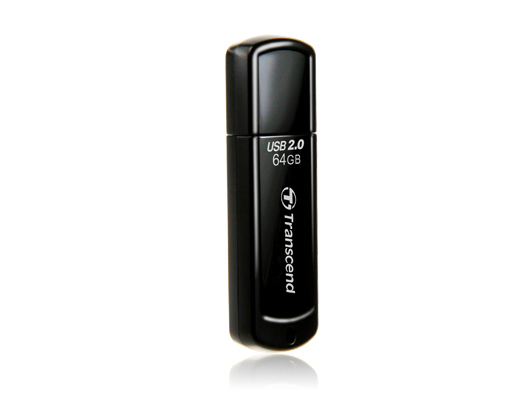 Флеш-накопитель, 16 GB, Transcend, TS16GJF350, USB 2.0, черный TS16GJF350