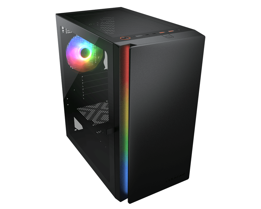 Корпус Cougar Purity RGB (385PC40.0001) [Mini Tower, 120 мм x 1, Черный]