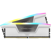 Комплект оперативной памяти Corsair VENGEANCE RGB DDR5 (CMH32GX5M2B5600C40W) [32 ГБ, DDR 5, 5600 МГц, 1.25 В, подсветка, KIT]